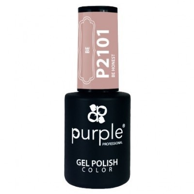 Frasco de verniz gel unhas cor rosa P2101 Purple Professional.