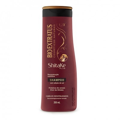 Frasco de champô BIOEXTRAITUS ShitaKe Plus vinho para cabelo
