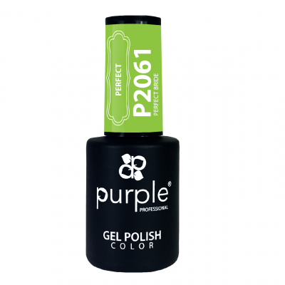 Frasco de verniz gel para unhas Purple Professional P2061 Perfect Bride