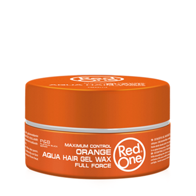 Frasco vermelho de cera para cabelo Red One Aqua Hair Gel Wax Full Force