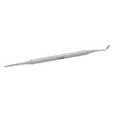 Espátula metálica praneta com texto ONE PLUS OLIVE