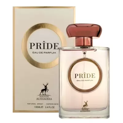 Frasco de perfume e caixa PRÍDE EAU DE PARFUM Maison Alhambra