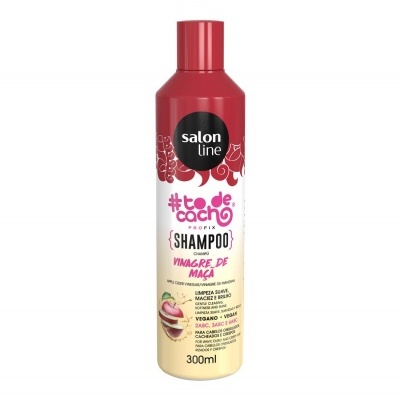 Frasco de champô Salon Line #todecacho vinagre de maçã 300ml