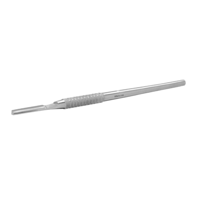 ferramenta metálica prateada com parte texturada para aderência