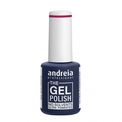 Frasco de verniz de unhas gel azul escuro Andreia Professional