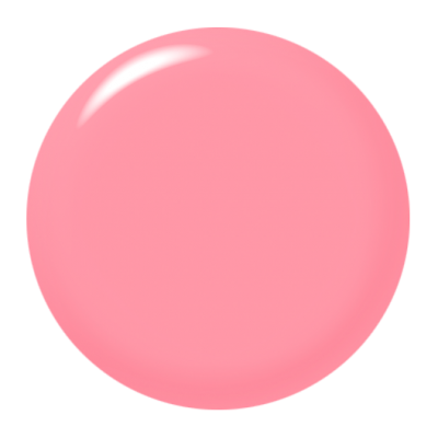 Esfera rosa claro brilhante em fundo branco
