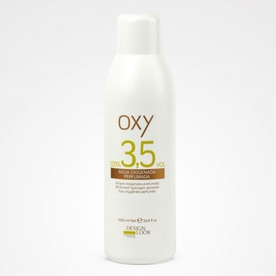 Frasco branco de água oxigenada perfumada Oxy 3,5 VOL 1000 ml