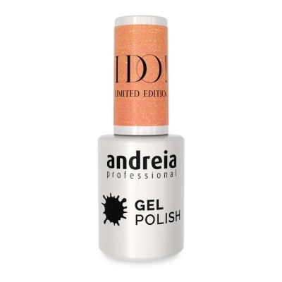 Verniz gel Andreia Professional branco com tampa laranja brilhante 'I DO! LIMITED EDITION'