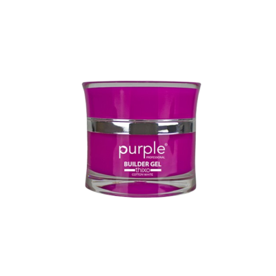 Frasco roxo de gel builder para unhas da Purple Professional