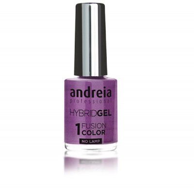 Verniz de unhas roxo da marca andreia professional com tampa prateada.