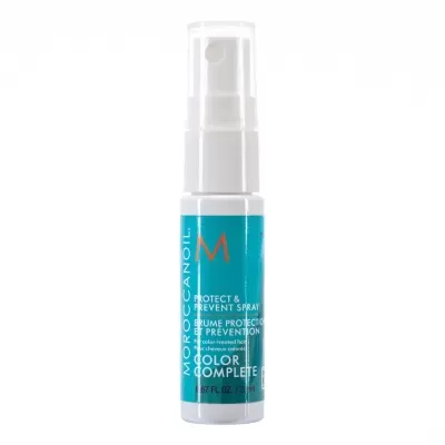 Frasco de spray Moroccanoil COLOR COMPLETE com tampa transparente