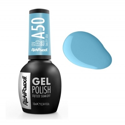Esmalte de unhas gel azul claro Rickiparodi A50