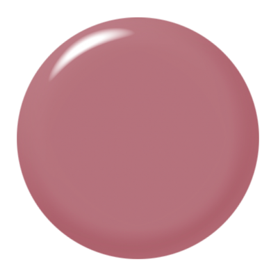 Prato redondo cor de rosa antigo com acabamento liso e brilhante