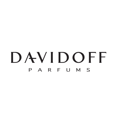 Logótipo DAVIDOFF Parfums em preto sobre fundo branco