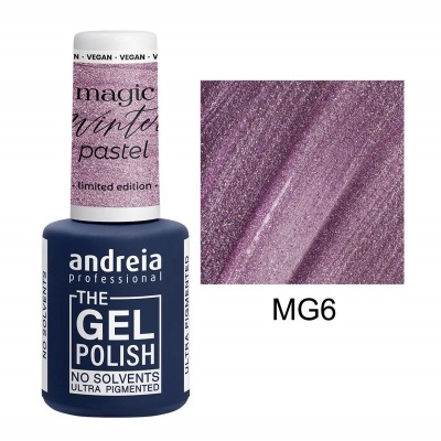Verniz gel para unhas andreia professional cor MG6 magic winter pastel edição limitada