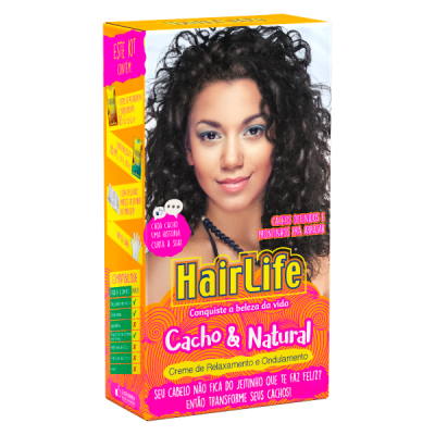 Embalagem do produto HairLife Cacho & Natural para cabelo cacheado
