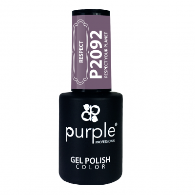 Frasco de verniz gel para unhas Purple Professional P2092 RESPECT