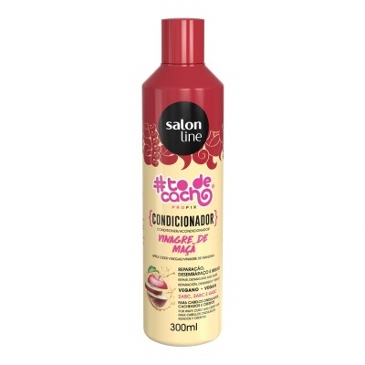 Condicionador de cabelo salon line #todecacho 300ml com vinagre de maçã
