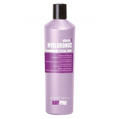 Frasco lilás de champô Kay Pro Hyaluronic Phase 1 Special Care