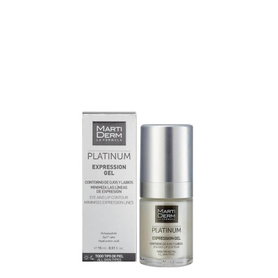 Gel para contorno de olhos e lábios Marti Derm Platinum Expression Gel