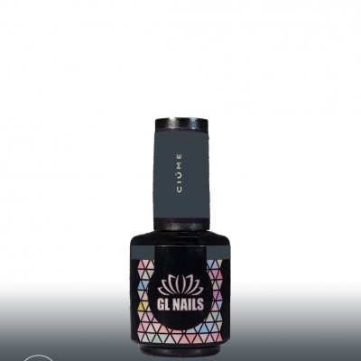 Frasco de verniz para unhas GL NAILS 15ml com padrão geométrico colorido