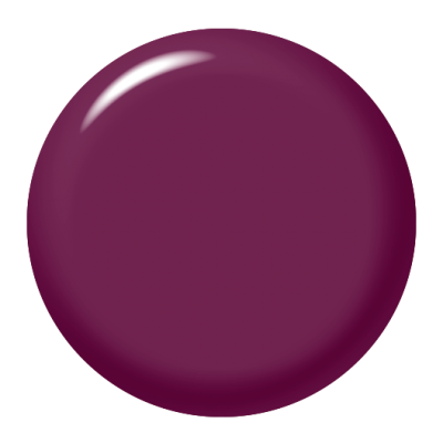 Esfera brilhante de cor vinho escuro com textura lisa