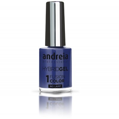 Frasco de verniz para unhas azul da marca andreia professional