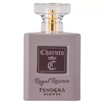 Frasco de perfume cinzento Charuto Regal Reserve Pendora Scents