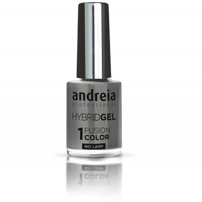 Frasco de verniz de unhas cinzento da marca andreia professional