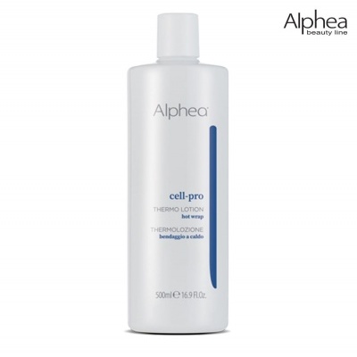 Frasco branco de plástico da Alpheia com texto físico e capacidade 500 ml