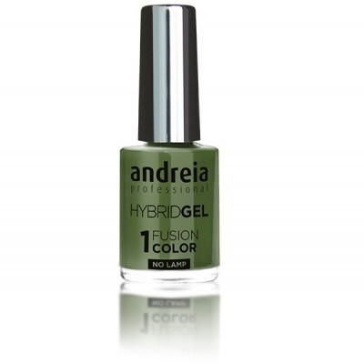 Frasco de verniz de unhas verde olive Andreia Professional