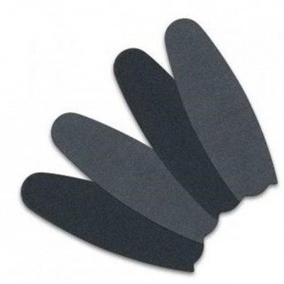 Palmilhas para sapatos em preto e cinza