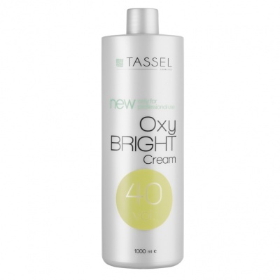 Frasco branco creme Oxy Bright 40 vol TASSEL 1000 ml
