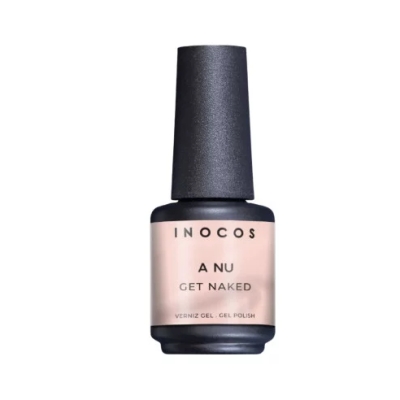 Frasco de verniz gel para unhas INOCOS cor rosa nude