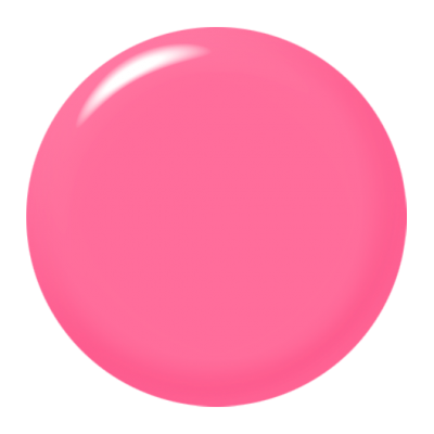 Bola rosa brilhante sobre fundo branco