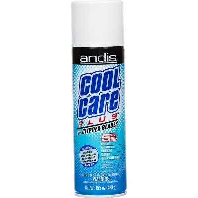 Spray para lâminas de máquina de cortar cabelo andis Cool Care Plus