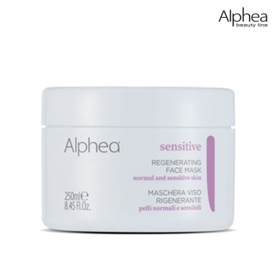 Frasco branco Alhea sensitive regenerating face mask 250 ml