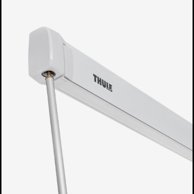 Prolongador branco de metal e plástico com logótipo THULE