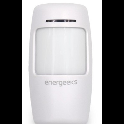 Sensor de movimento branco energgeeks com faixa preta horizontal