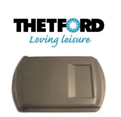 Produto retangular cinza com tampa e logotipo THEFORD Loving leisure