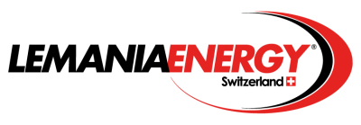 Logotipo ENERGY vermelho com símbolo de mais