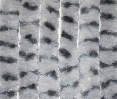 tecido felpudo cinza claro com riscas pretas desfocadas