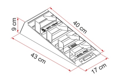 Suporte organizador LEVEL PRO branco com divisórias ajustáveis