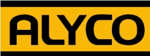 Logótipo ALYCO em fundo laranja