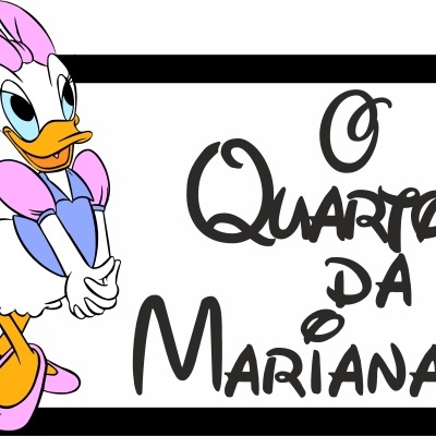 Desenho da personagem Margarida e texto O Quarto da Mariana