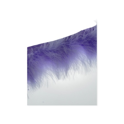 Fita decorativa felpuda roxa com cerdas longas