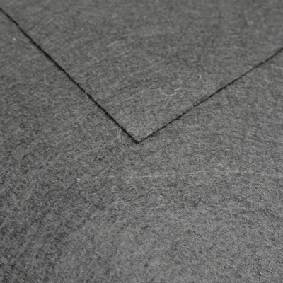 Folhas de tela cinzenta sobrepostas com textura de fibras