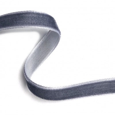 fita de velcro cinza com textura macia