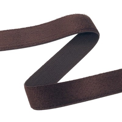 Elástico têxtil castanho escuro