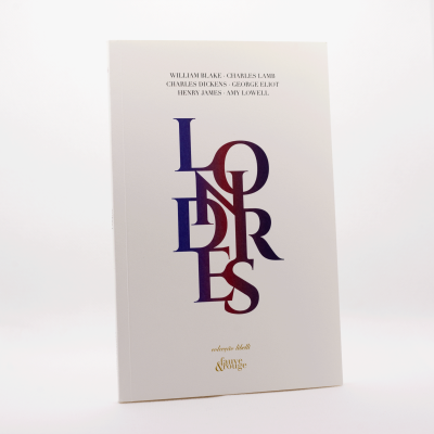 Capa de livro branca com texto impresso em cores azul, vermelho e amarelo